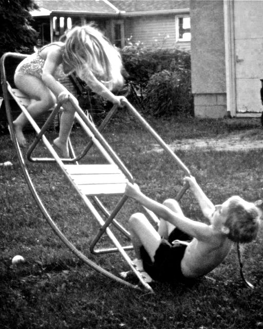 kids on seesaw